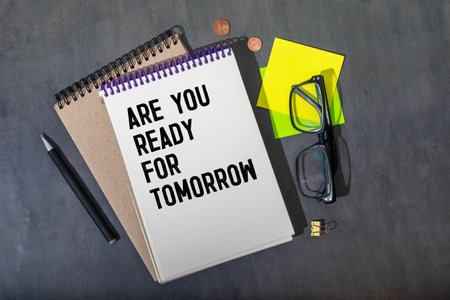 Word writing text Are You Ready for Tomorrow.の写真素材