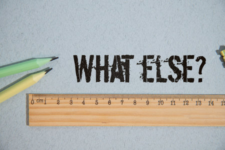 What else word written under torn paper concept