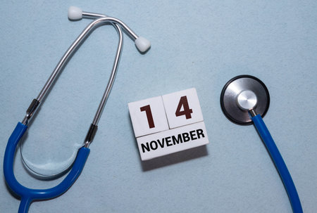 November 14. Date of November month.の写真素材