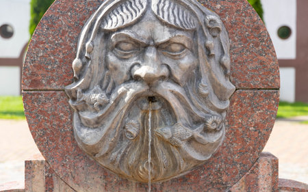 Murals and statues of Italyの写真素材