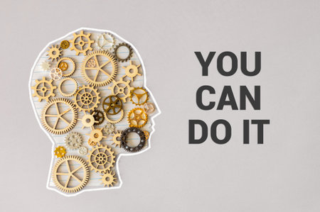 view of words You Can Do This written on sticky note.の写真素材