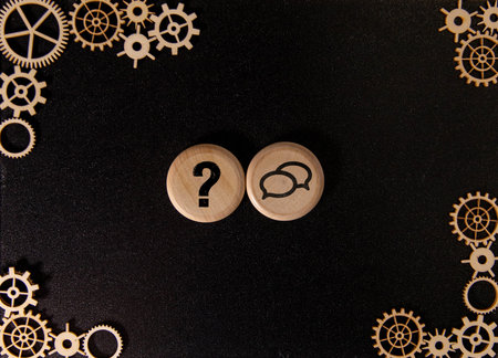 Human mind, question mark and light bulb, brain ask for answer, brainstorming, overthinking,...