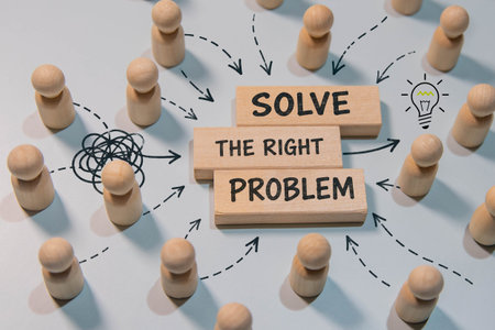 Solve the Right Problem Business Strategy and Problem Solving Concept