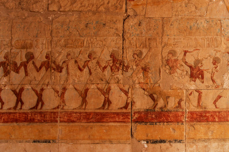 Luxor temple, Egypt. This was the largest temple complex of Amun-Re God in ancient Thebes town.のeditorial素材