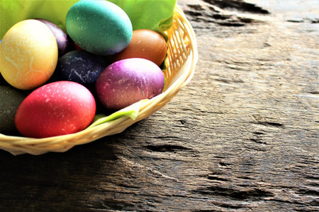 An image of easter eggsの写真素材