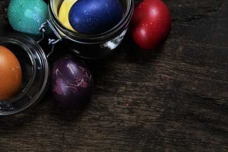 An image of easter eggsの写真素材