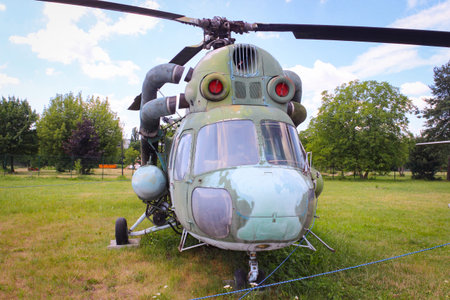 Krakow, Poland - July 05, 2016: Helicopters In Museum Of Military And Commercial Aircraft in Krakow