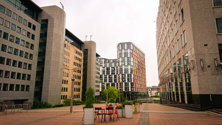 Brussels, Belgium - May 12, 2018: European Parliament - Liaison Office in Belgium