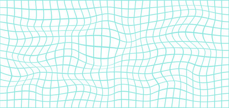 Seamless groovy checkered background. Psychedelic mesh pattern. Retro illustration for bannerのイラスト素材