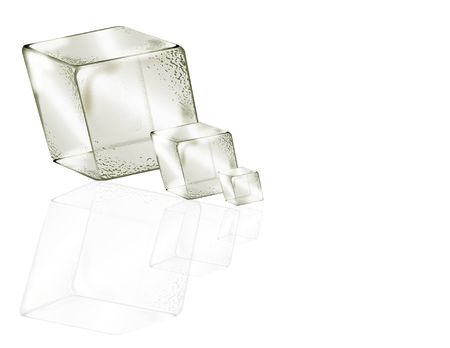 ice cubesの写真素材