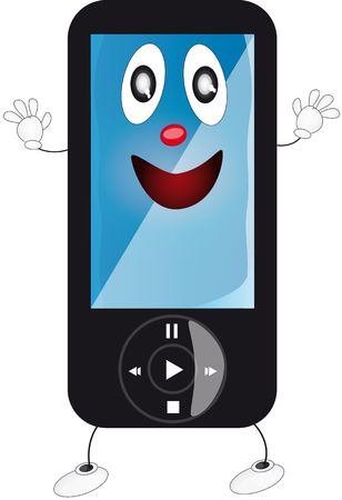 music playerの写真素材