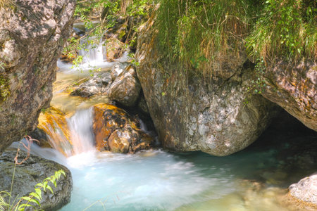 waterfallの写真素材