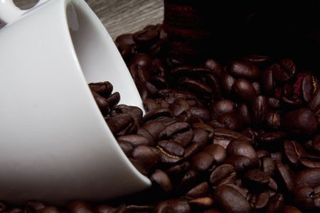 a detail of a coffee の写真素材