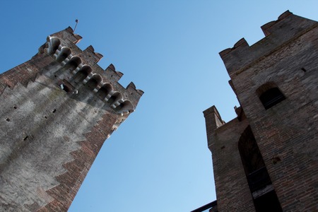 a view of an old castleのeditorial素材