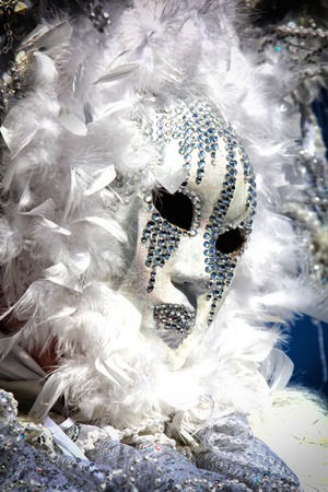 A view of a Venice carnival maskの写真素材
