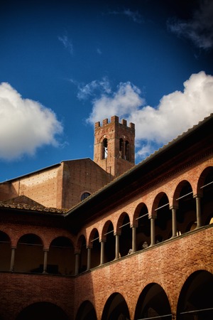 a view of Siena,Italyの写真素材