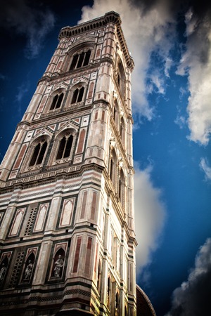 a view of Florence cathedral, Italyの写真素材