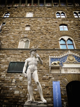 David statue,Florence,Italyのeditorial素材