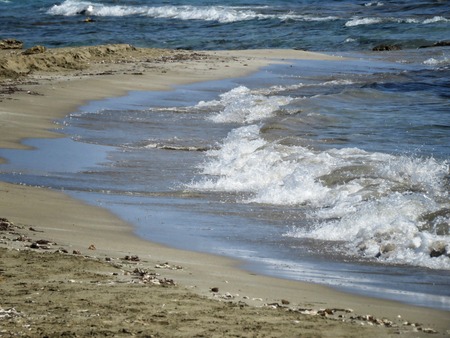 A view of a beach,Kefalonia,Greeceの写真素材