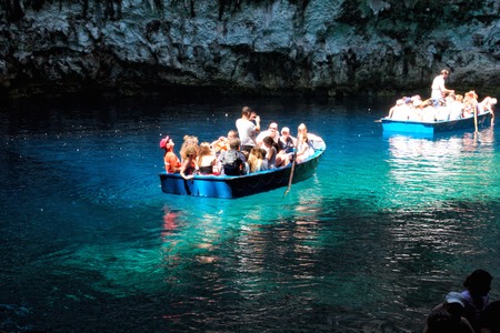 Melissani cave,Kefalonia,Greeceのeditorial素材