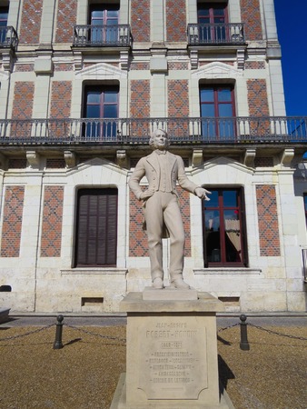 a view of Robert Houdin statueのeditorial素材