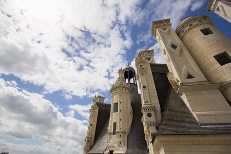 a view of Chamboard castle,France.のeditorial素材