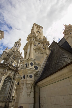 a view of Chamboard castle,France.のeditorial素材
