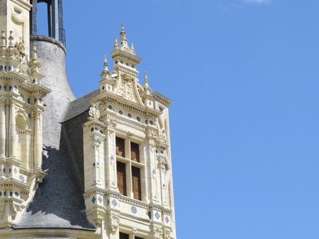 a view of Chamboard castle,France.のeditorial素材