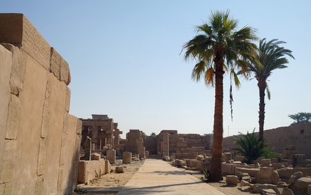 Karnak Temple Complex in Luxorの写真素材