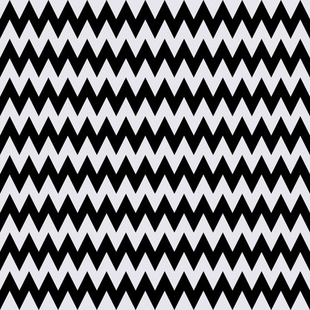 Abstract black white geometric zigzag texture. Vector illustration.
