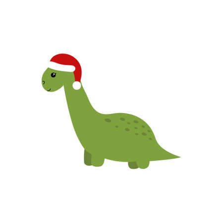Cute kawaii dinosaur. Vector illustration for kids.のイラスト素材