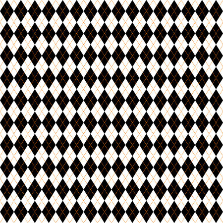 Argyle pattern seamless background. Vector.