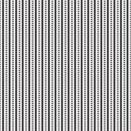 Black white stripes seamless pattern. Vector illustration.のイラスト素材