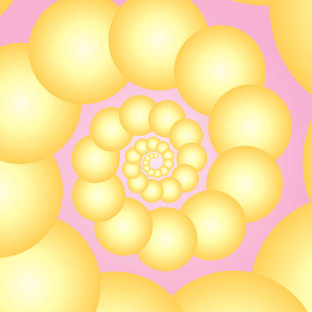 Abstract spiral background. Vector illustration.のイラスト素材