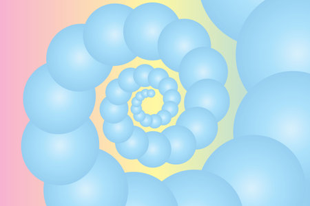 Abstract spiral background. Vector illustration.
