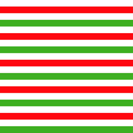 Red white green stripes seamless pattern. Christmas background. Vector illustration.のイラスト素材