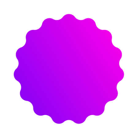 Abstract liquid shape, floating drop of paint with gradient. Liquid element.のイラスト素材