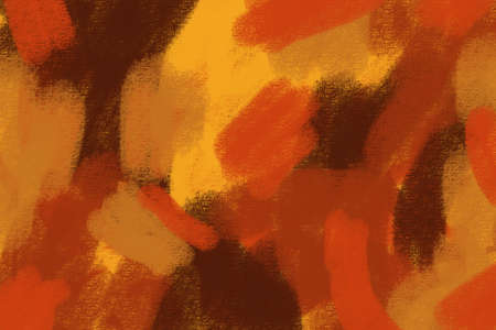 Hand drawn painting abstract art. Smears of oil paint. Modern Art.の写真素材