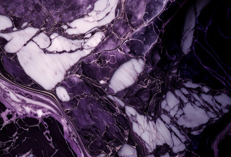 Marble texture purple . Generative AI.の素材