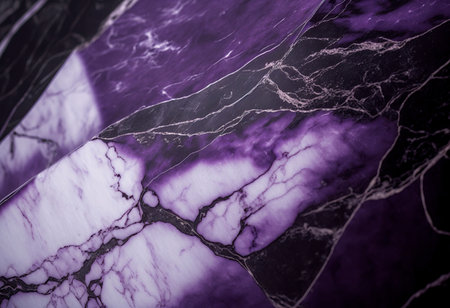 Marble texture purple . Generative AI.の素材