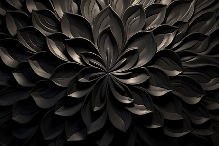 3d illustration of abstract geometric composition.の素材