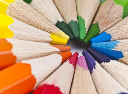color pencilsの写真素材