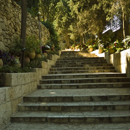 Stone stairsの写真素材