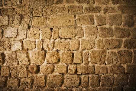 Background of stone wall textureの写真素材
