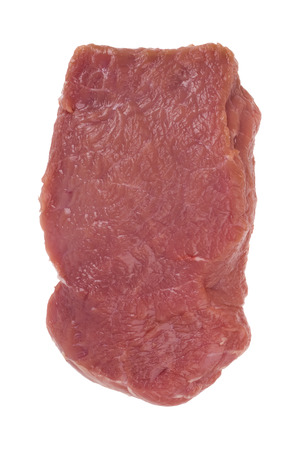 meat on white closeupの写真素材
