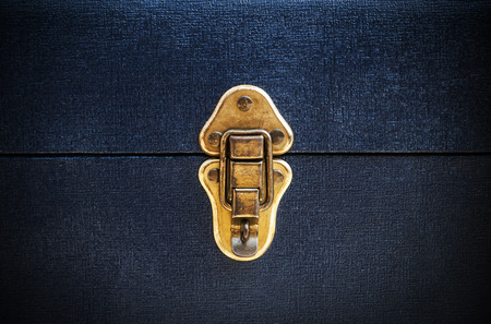 Old worn out case with rusted look to it.の写真素材