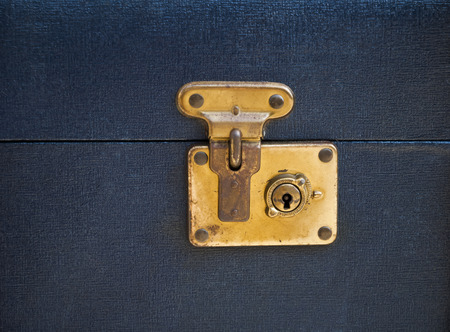 Old worn out case with rusted look to it.の写真素材