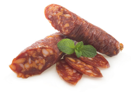delicacy smoked sausageの写真素材
