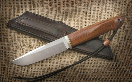 hunting knifeの写真素材