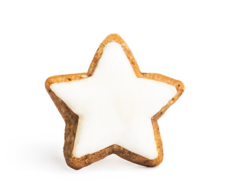 Star shaped cookies. Homemade Christmas Cookiesの写真素材